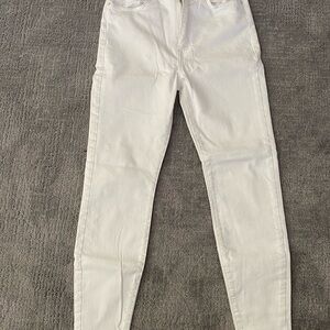 Forever 21 Women's Crisp White Skinny Jeans 8/29